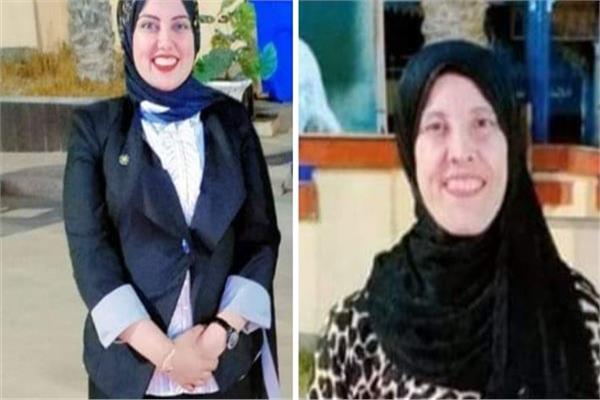 الأم وابنتها المتوفيتان فى حادث التصادم