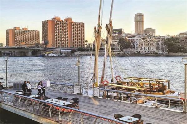منظر خلاب لممشى أهل مصر بعد انتهائه