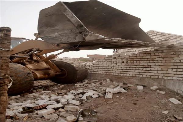 حالات البناء المخالف على الأراضي الزراعية