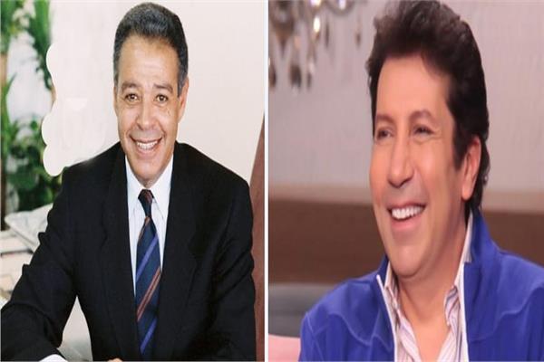 هاني رمزي والكاتب الصحفي إبراهيم سعدة