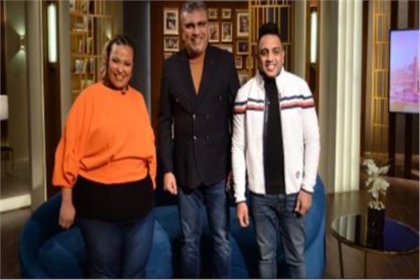 الفنان محمد أسامة أوس أوس والفنانة ويزو وعمرو الليثى