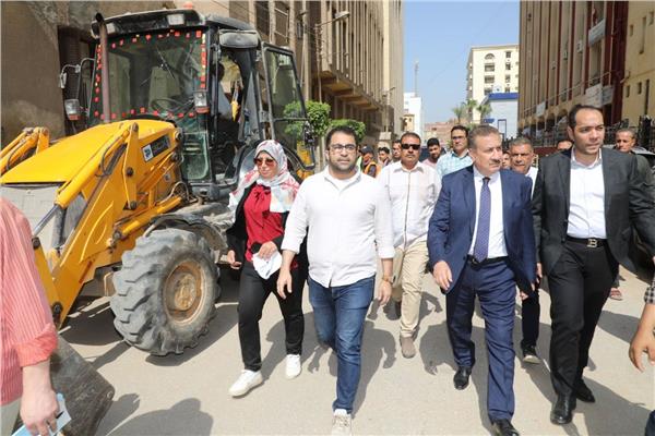اللواء إبراهيم أبو ليمون محافظ المنوفية جولات