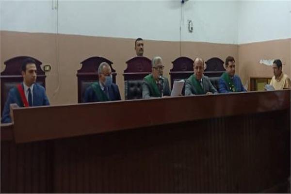هيئة المحكمة جنايات دمياط 