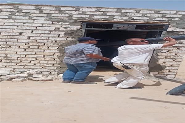 إزالة مخزن لأدوات الرى الحديث 