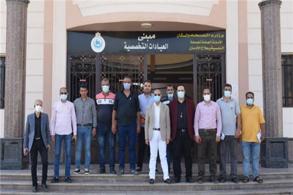 وكيل وزارة الصحة بالشرقية يتفقد مستشفي العزازي للصحة النفسية وعلاج الإدمان