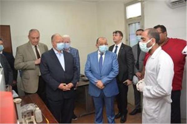 متابعة سير منظومة العمل فى مصنع السلام لمعالجة المخلفات البلدية الصلبة