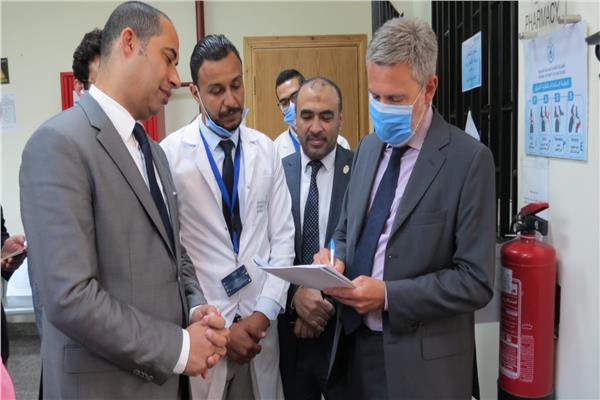 الدكتور هاني راشد خلال استقباله السفير ميكيلي كواروني سفير دولة إيطاليا