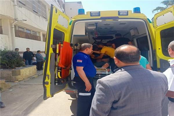 إصابة 5 أشخاص من أسرة واحدة بالاختناق جراء حريق