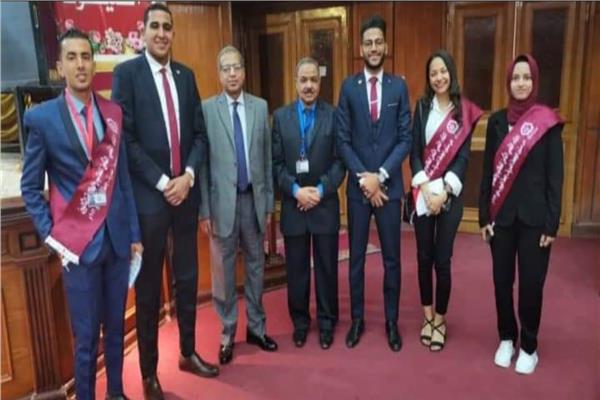  جنوب الوادي تحصل على المركز الثاني في مسابقة الطالبة المثالية على مستوى الجامعات المصرية  