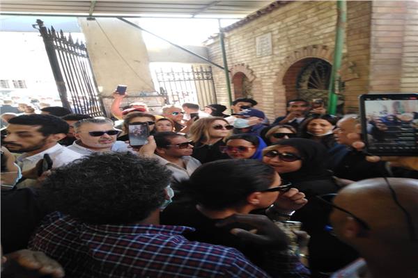 تشيع جثمان الفنان سمير صبري 