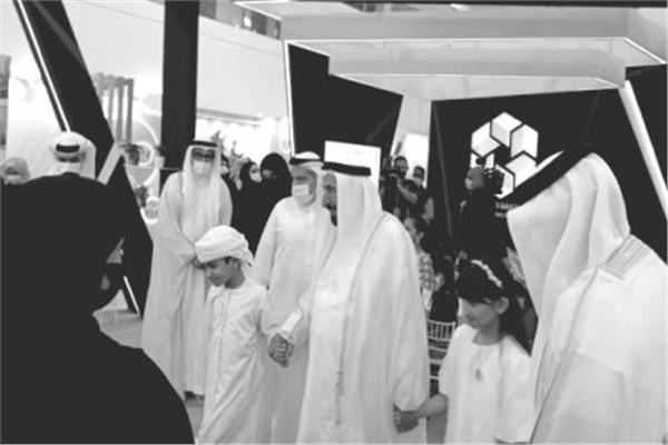 صاحب السمو الشيخ الدكتور سلطان بن محمد القاسمى عضو المجلس الأعلى حاكم الشارقة فى الافتتاح