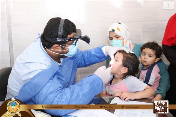 قافلة جامعة طنطا الطبية فى المحلة تعالج 1509 حالة وتصرف الدواء بالمجان