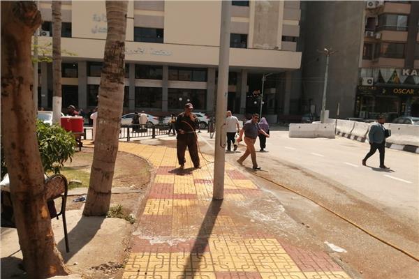 تابع أعمال الوحدات المحلية لمراكز ومدن وأحياء غرب المنصورة والمطرية وجمصه