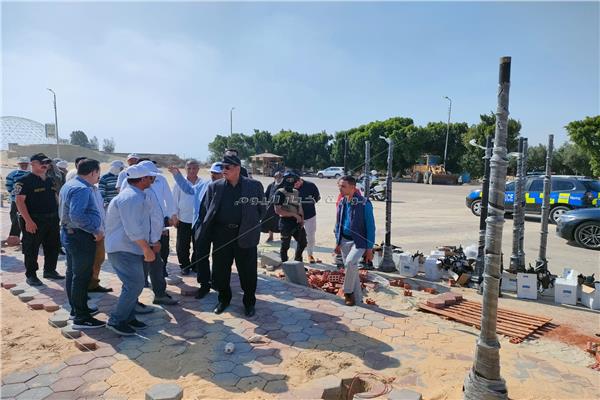  محافظ البحيرة يتابع اللمسات النهائية لمسار العائلة المقدسة بوادي النطرون 