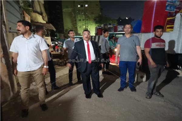 حملات إشغالات وإزالات لعقارات وأكشاك ببولاق الدكرور