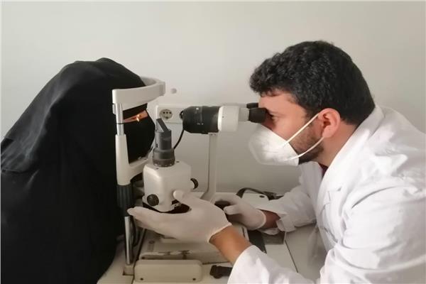 صورة من القافلة الطبية