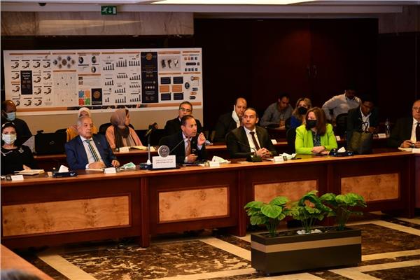 المؤتمر صحفي  بمقر هيئة الرقابة المالية