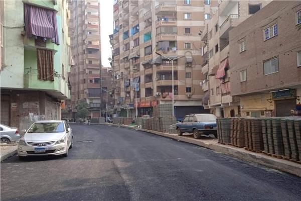 محافظة الجيزة .. تطوير ورصف وتركيب أنترلوك 433 شارع بحى بولاق الدكرور