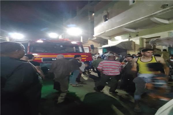 السيطرة على حريق في منزل مكون من 3 طوابق في بني سويف