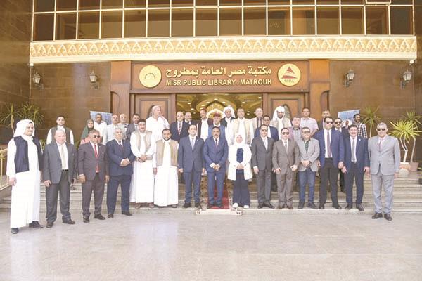 محافظ مطروح مع أعضاء لجنة النقل بمجلس النواب