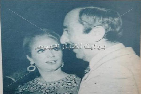 الشحرورة صباح برفقة زوجها يوسف حمود