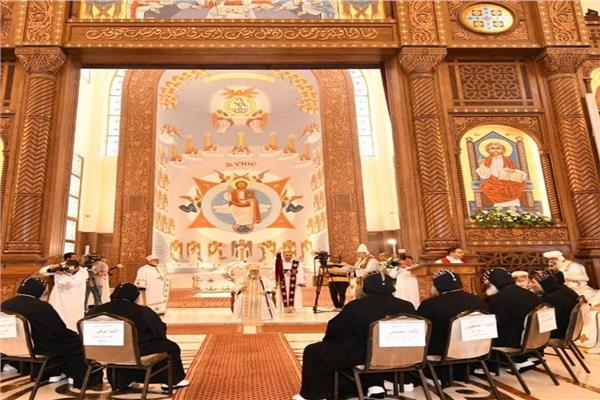 صلوات قداس سيامة عشرة من الأساقفة الجدد
