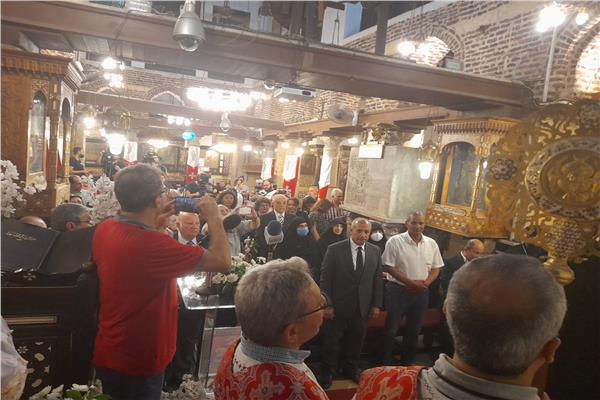 بدء احتفالية إحياء مسار رحلة العائلة المقدسة بكنائس زويلة الأثرية بالسلام الوطني