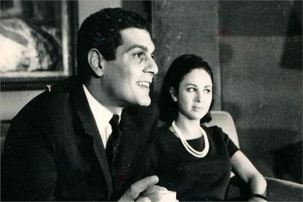  فاتن حمامة وعمر الشريف