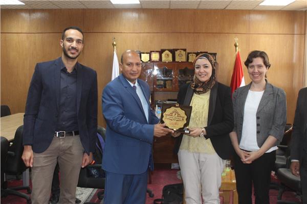 جامعة جنوب الوادي تستقبل وفد هيئة امديست