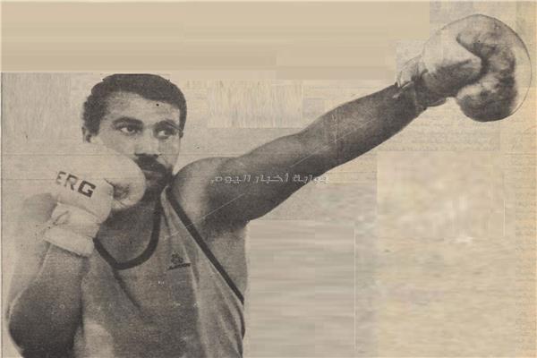 اللاعب محمد على إبراهيم الشهير ببهلوان الملاكمة