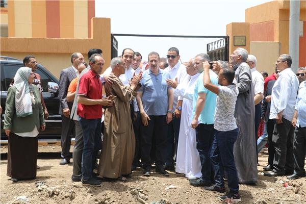 محافظ المنوفية يتفقد المدارس الجديدة