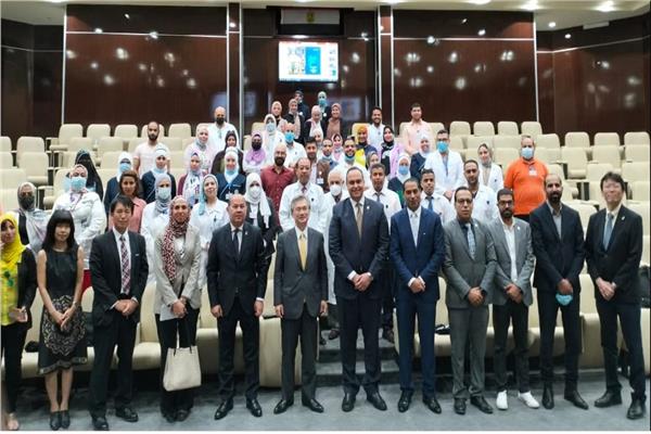 سفير اليابان يشيد بمجمع الإسماعيلية الطبي و منظومة التأمين الصحي الشامل 