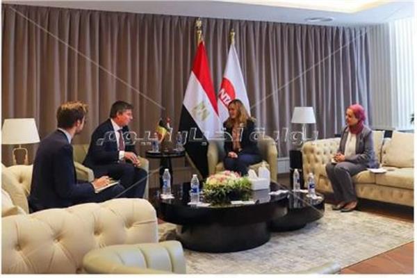 الوطنية للتدريب تستقبل السفير بلجيكا لبحث التعاون