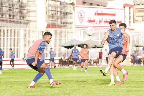 تدريبات قوية للزمالك قبل مواجهة الداخلية فى الكأس