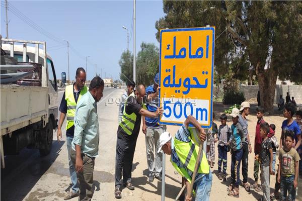 استكمال خطة لرفع كفاءة وتطوير الطريق الدولي العريش القنطرة شرق 