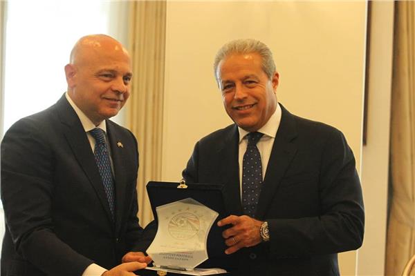 خالد الدرندلي وسفير مصر في كوريا الجنوبية