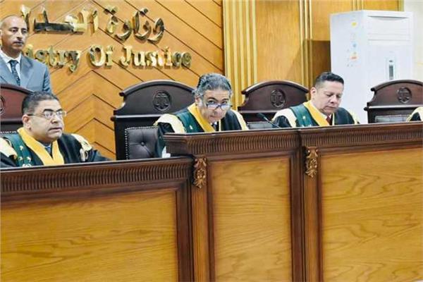هيئة المحكمة برئاسة المستشار سامح عبد الحكم 