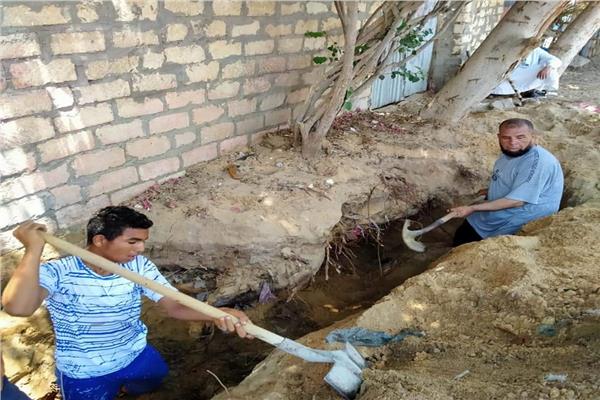 مياه القناة تستجيب لشكاوى أهالي فردان بالإسماعيلية