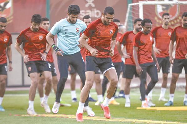 الأهلى يسعى لتجهيز كل لاعبيه لمباراة بيراميدز المهمة فى كأس مصر
