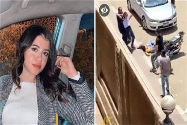 أنثاء القبض على المنتهم من فرد امن
