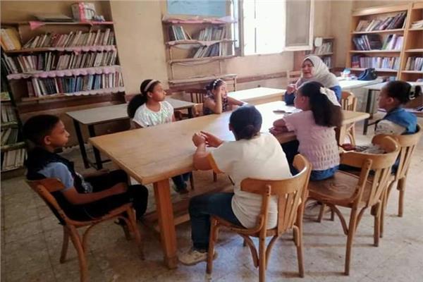 جانب من الورش بقصر ثقافة المنيا 