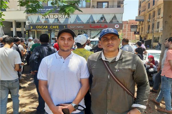 زميل نيرة أشرف مع مراسل بوابة أخبار اليوم