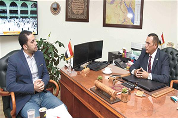 اللواء عمرو عبد الوهاب خلال حواره مع «الأخبار»