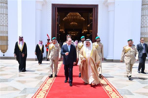 الرئيس السيسي والملك حمد بن عيسى آل خليفة