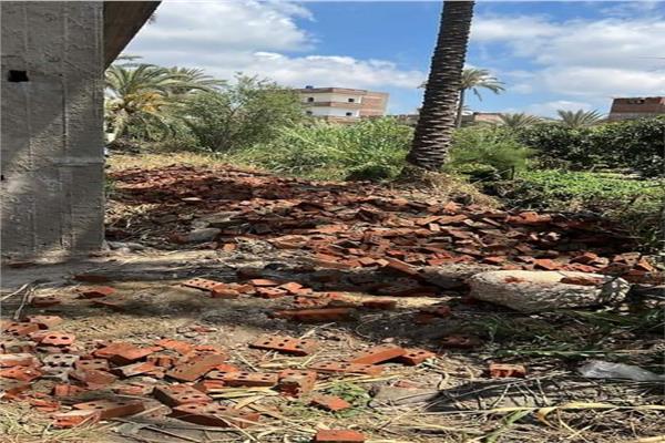  إزالة 11 حالة تعدي بالبناء بإجمالي مساحة 841 متر مربع بالبحيرة  