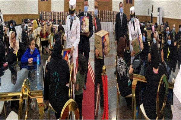 توزيع مساعدات على أسر مراكز الإصلاح والتأهيل