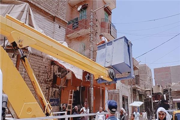 جانب من حملات المرافق وازالة التعديات