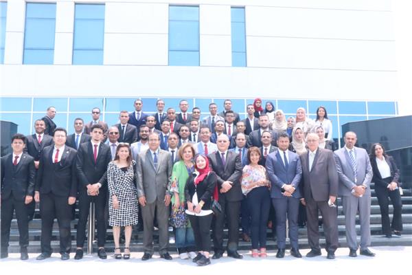 وفد من جامعة سوهاج فى زيارة للمجلس القومي لحقوق الإنسان
