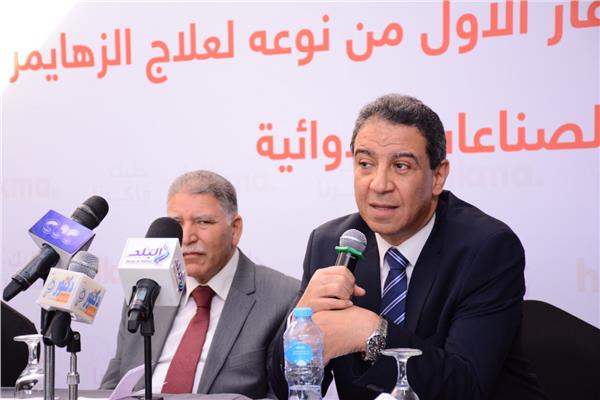 الدكتور ماجد عبد النصير خلال المؤتمر الصحفى