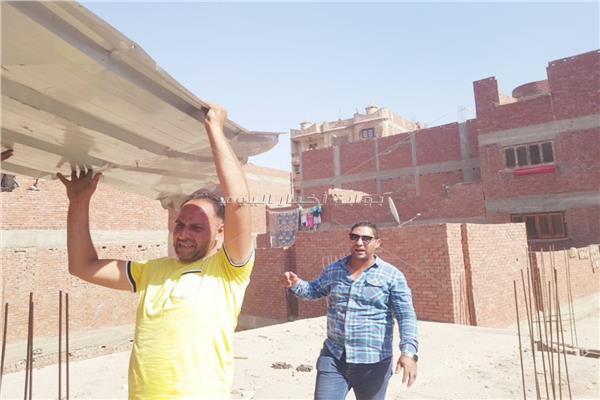 إزالة جمالون مخالف بدون ترخيص  بأبو النمرس